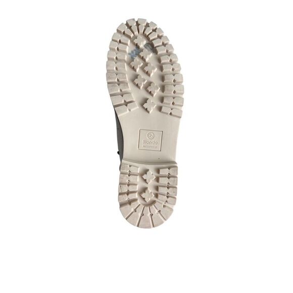 Blondo Natashia Womens Bone Leather Waterproof Faux Shearling Cuff Boots Size 9M - Picture 9 of 16